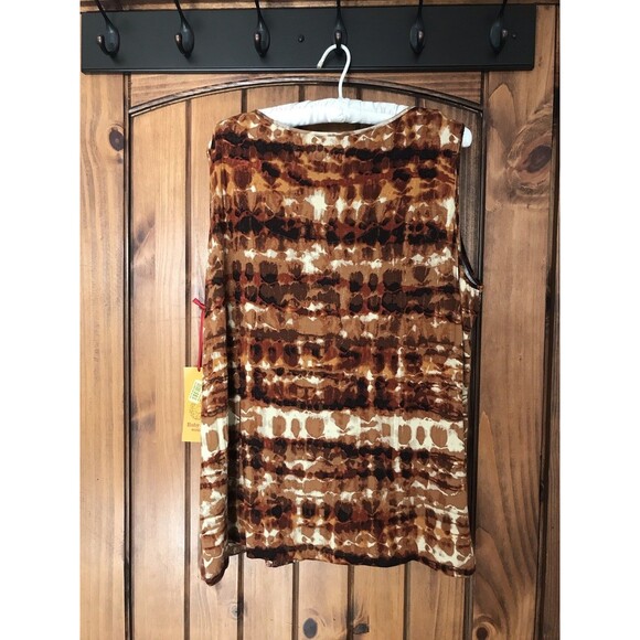 NWT Ruby Rd Sequins Sleeveless Tank Top Womens Plus 2X  Autumn Fall Brown Rust - Picture 4 of 9